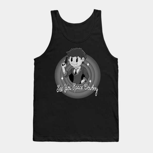 See You Space Cowboy Tank Top by Artthree Studio